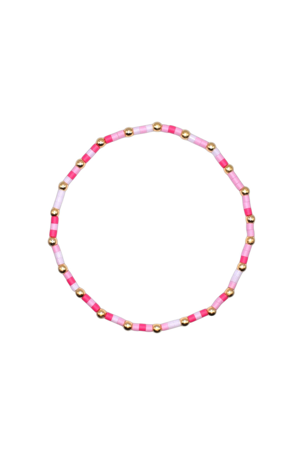 The Claire- Light Pink/ Hot Pink/ White Coco's Beads and Co