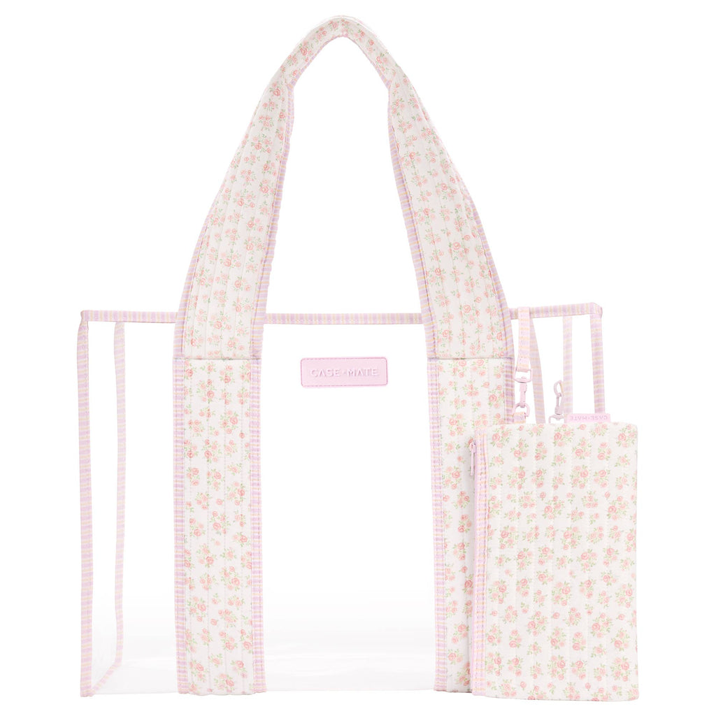 Case - Mate Quilted Ditsy Floral Jelly Tote Bag - Sienna Roe