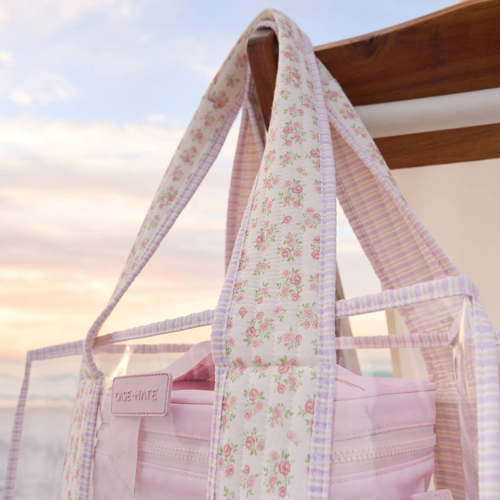 Case - Mate Quilted Ditsy Floral Jelly Tote Bag - Sienna Roe
