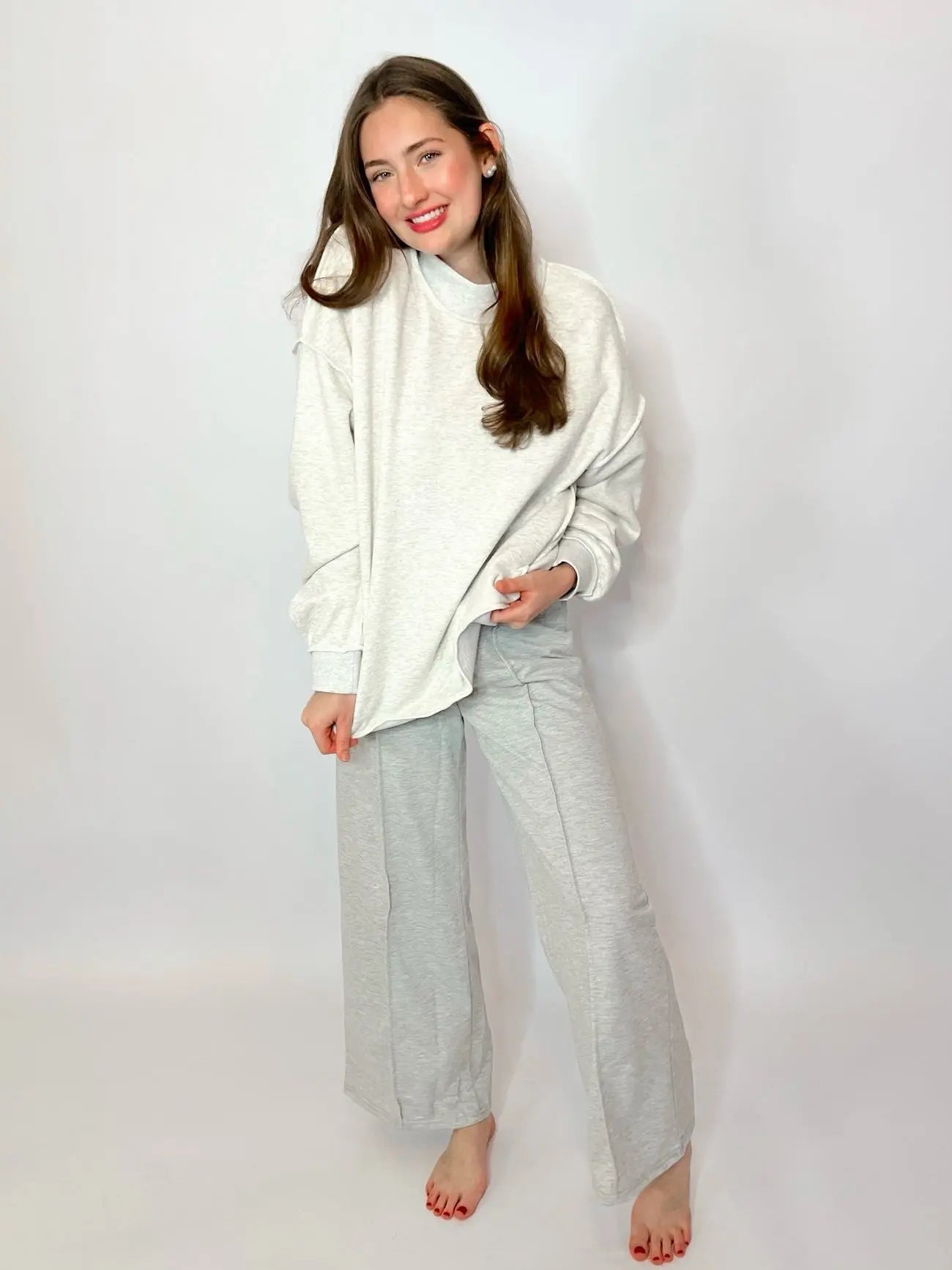 Classic Gray Sweatpants - Sienna Roe